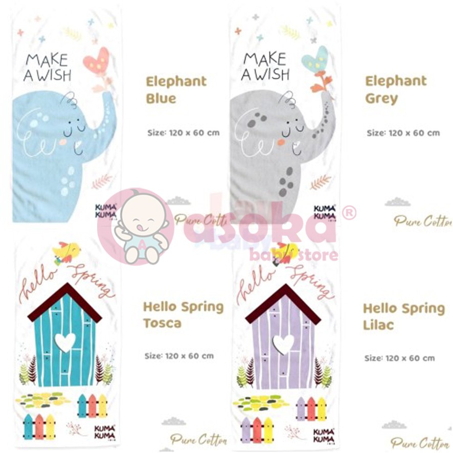 Kuma-Kuma Handuk Cotton Pure Towel 60x120 cm ASOKA