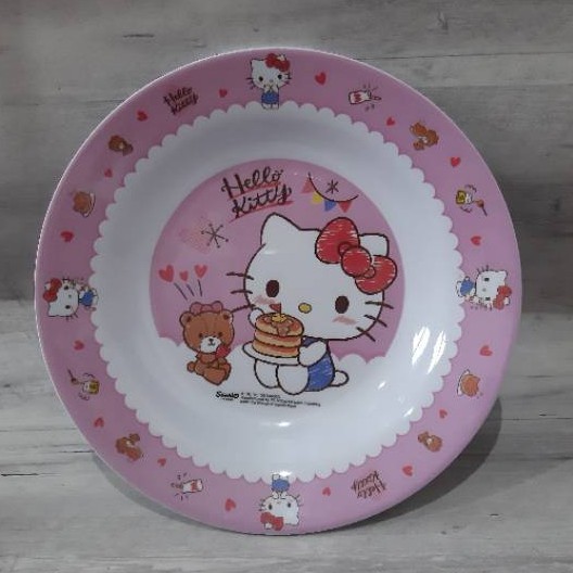 VANDA HELLO KITTY CAKE/VANDA HELLO KITTY MELAMINE/HELLO KITTY PIRING,MANGKOK,GELAS,SENDOK