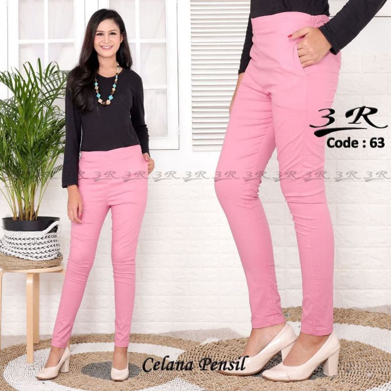 CELANA WARNA WARNI ANTI LUNTUR ANTI PANAS KATUN STRETCH Original Panjang kerja santai sehari-hari celana wanita celanafashion wanita besar jumbo skinny celana perempuan celana wanita terkini terbaru celana Stretch wanita premium hamil kerja ibu hamil