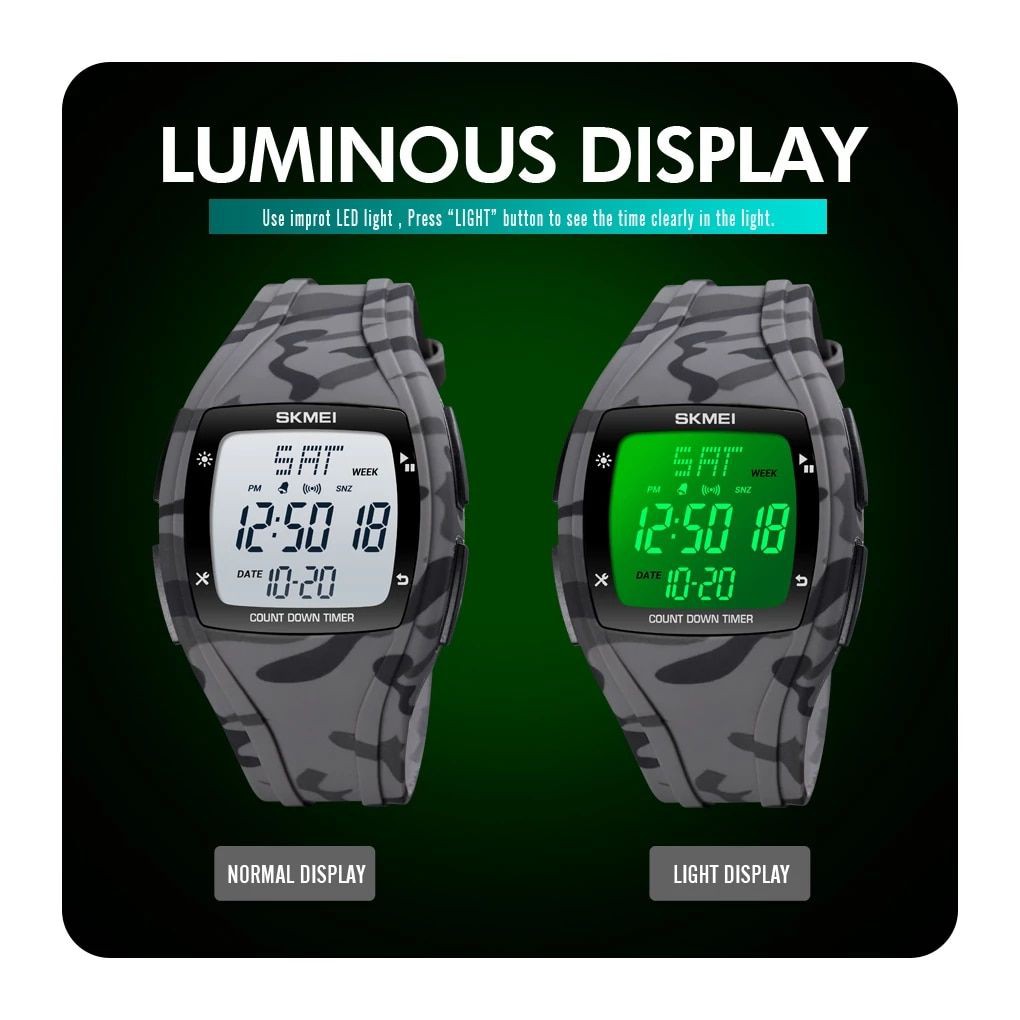 SKMEI 1610 Jam Tangan Pria Wanita Digital Anti Air WATCHKITE WKOS