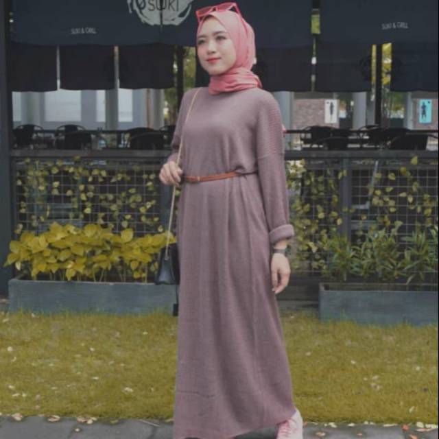 LONG DRESS RAJUT / BOXY LONG DRESS