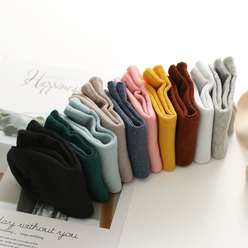 Kaos Kaki Fashion Motif Beruang AB67 Brown Kaos Kaki Dewasa Korea Wanita/Pria ACC