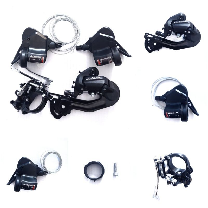 GROUP SET SHIFTER, RD 9 SPEED, FD 31,8 SEPEDA