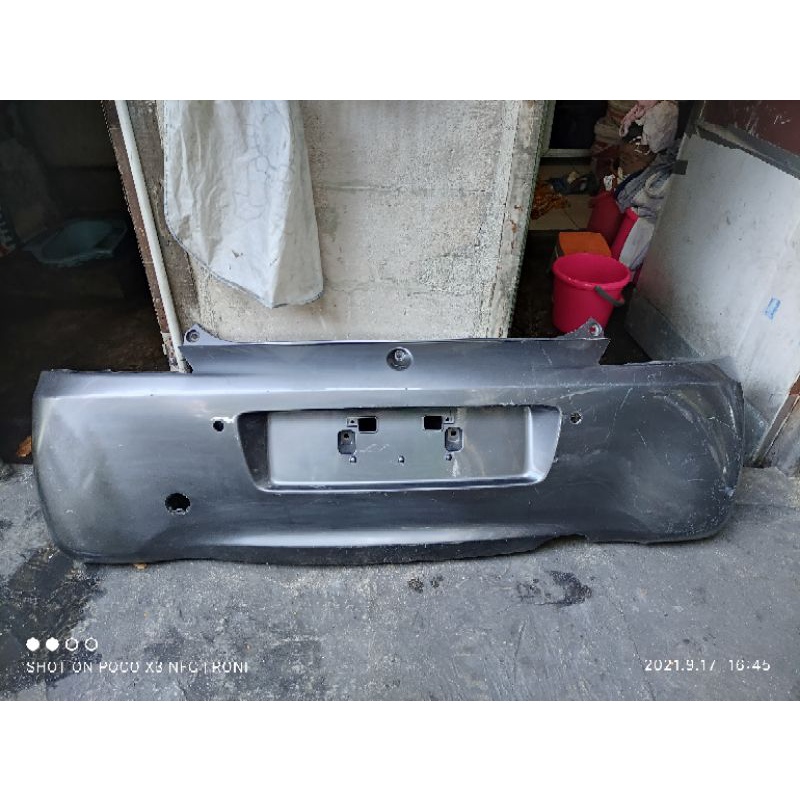 bemper belakang brio 2013 2018 sekond original