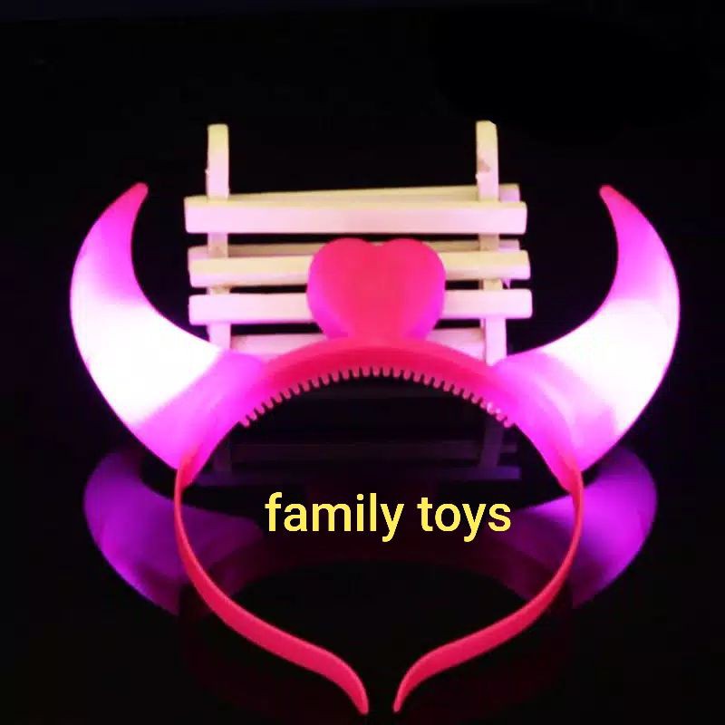 family games Bando led lampu tanduk devil party tahun baru natal ulang tahun anak dewasa