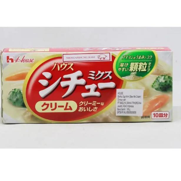 

{{{{}}] House Cream Stew mix 190 gram / Bumbu Sup Krim ala Jepang