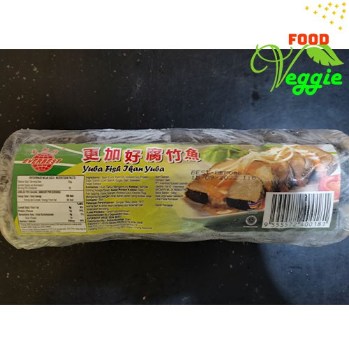 

Everbest Yuba Fish 500gr / Ikan Analog Vegetable Vegan