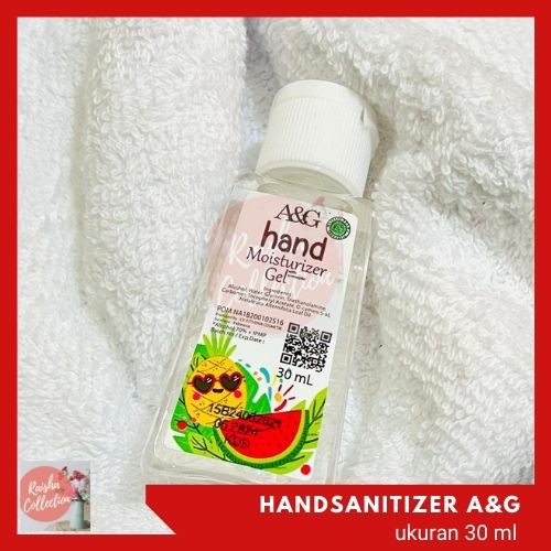 RC Hand sanitizer A&amp;G 30ml moisturizer Gel antiseptik 70% alkohol Hand Sanitizer Travell pack