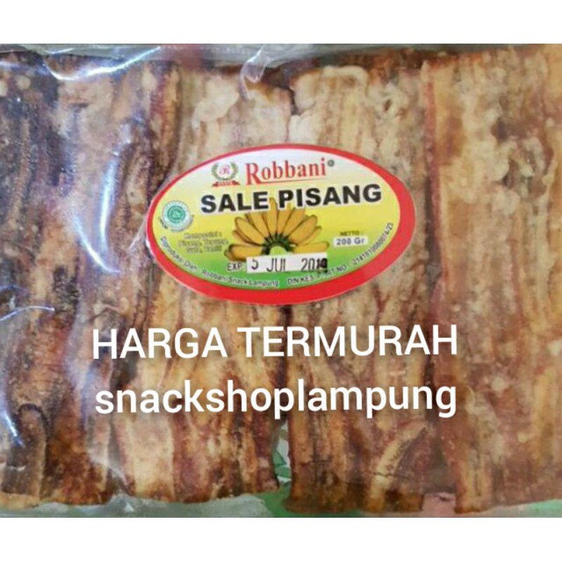 Keripik Sale Pisang Robbani Asli Lampung 150gr