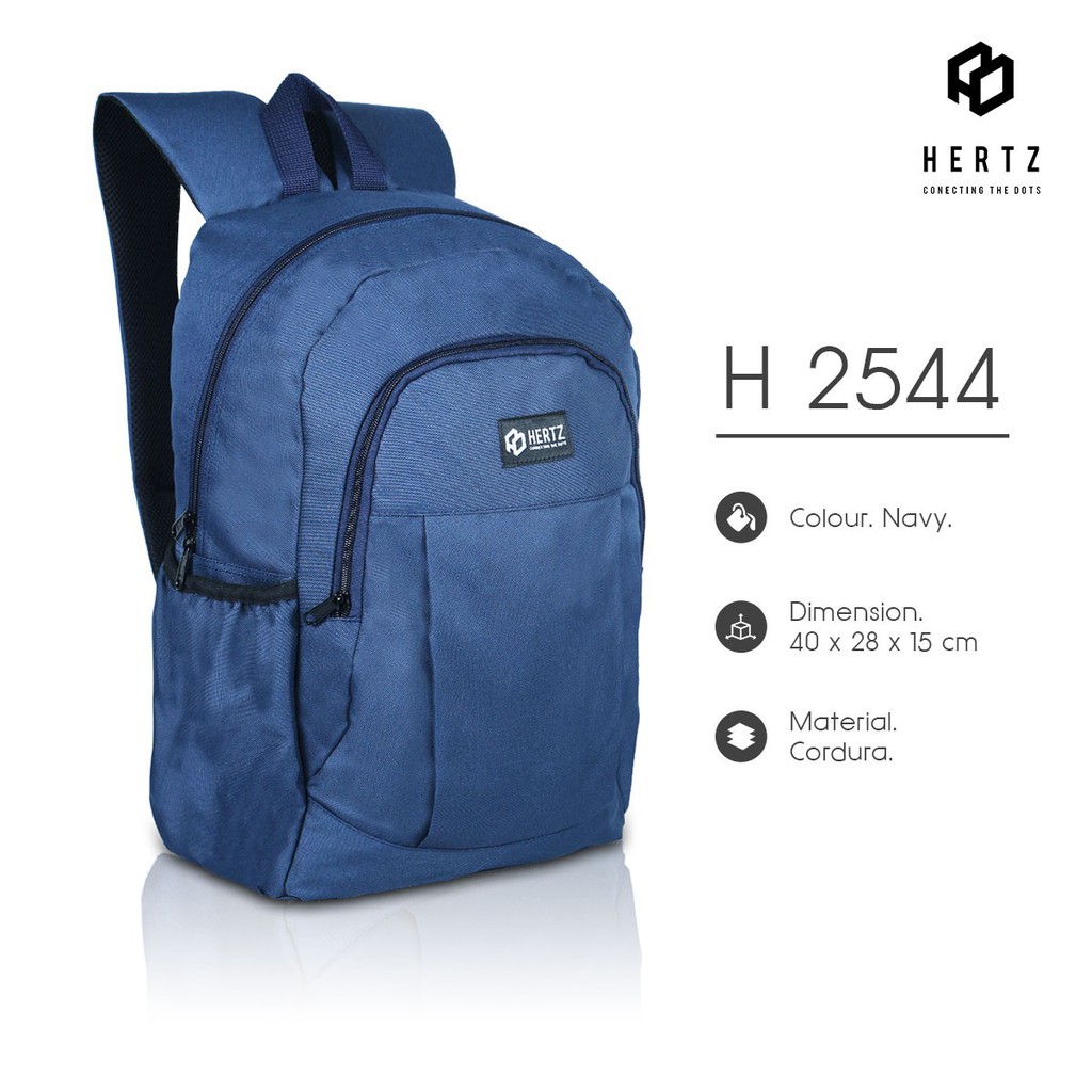 Tas Ransel Pria H 2540 Tas Punggung Backpack model terbaru Tas Sekolah Brand Hertz Murah Berkualitas