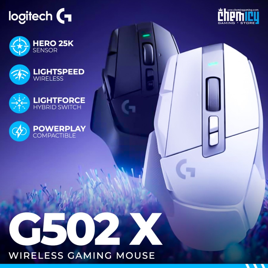 Logitech G502X / G502 X Lightspeed Wireless Gaming Mouse