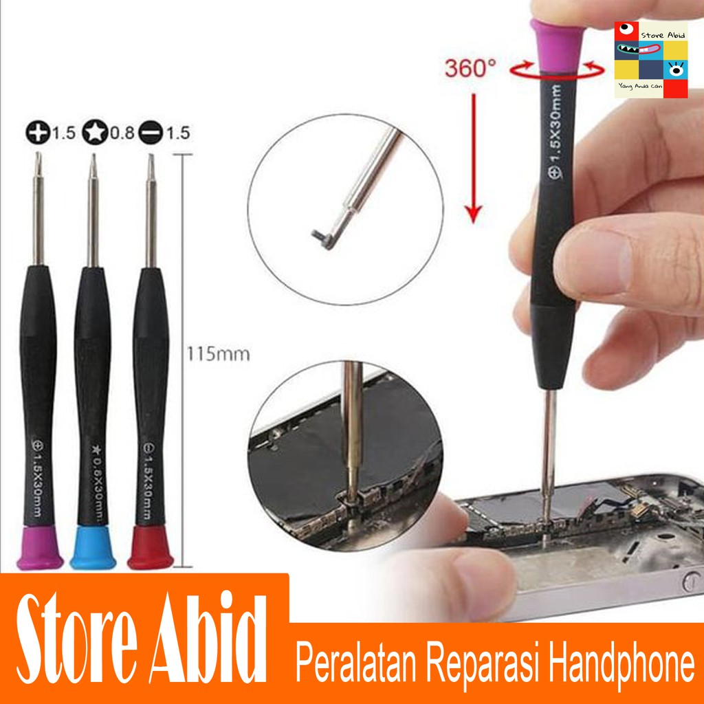 Peralatan Reparasi Handphone 21 in 1 Repair Tools Set Handphone Smartphone