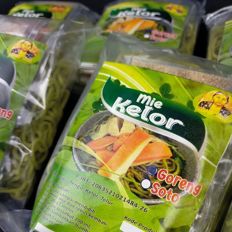 

Mie sehat kelor goreng / kuah soto (Moringa Mie/ Mie Kelor)