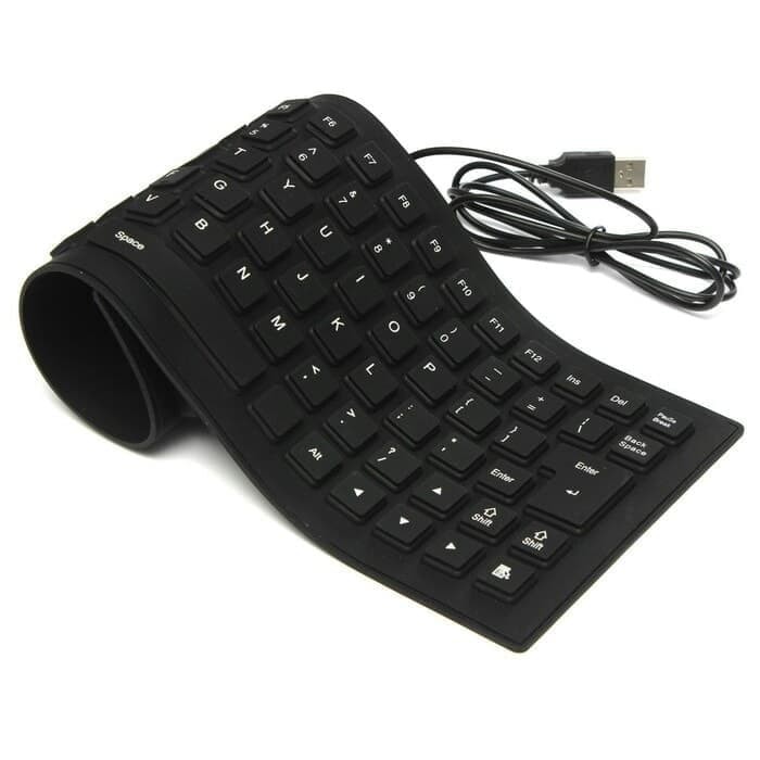 Keyboard Usb Flexible / Keyboard Lipat Anti Air