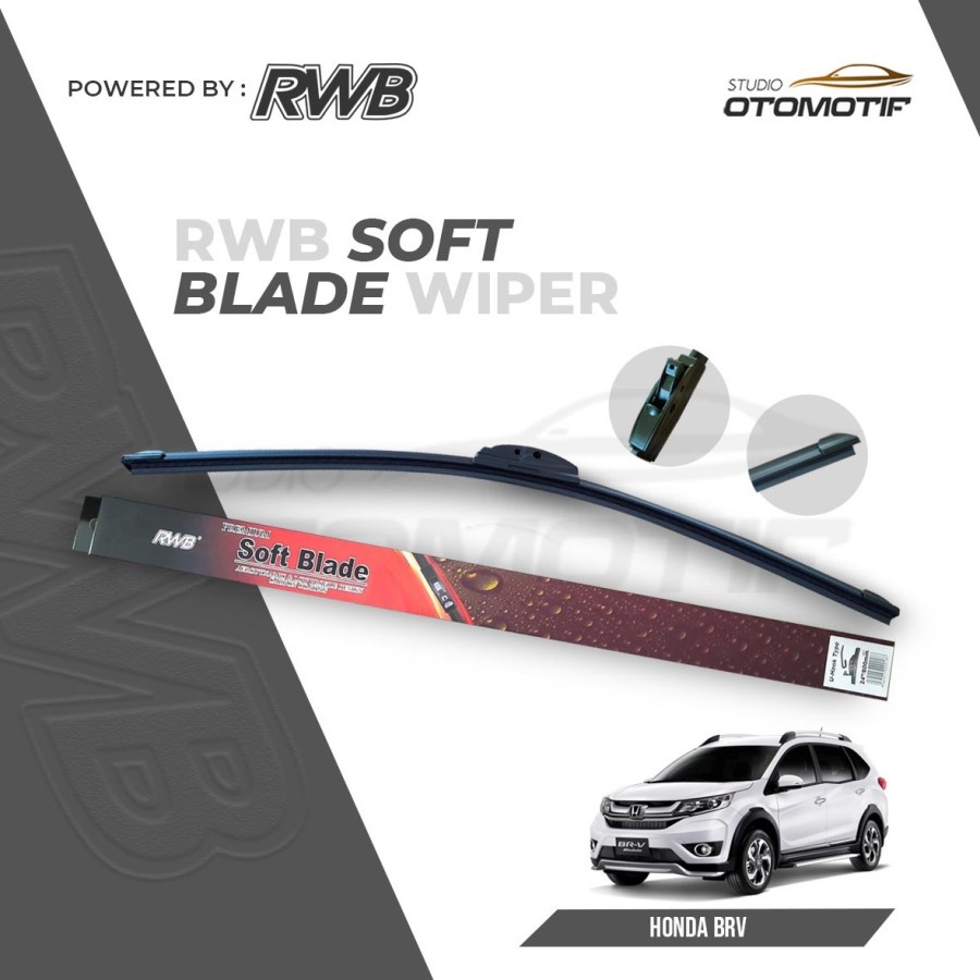 RWB S52 - WIPER BRV SOFT FRAMELESS / WIPER WINDSHIELD CAR HONDA BRV