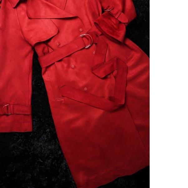 ➽ OUTER LONG COAT WANITA BAHAN SUEDE IMPORT PREMIUM ➹