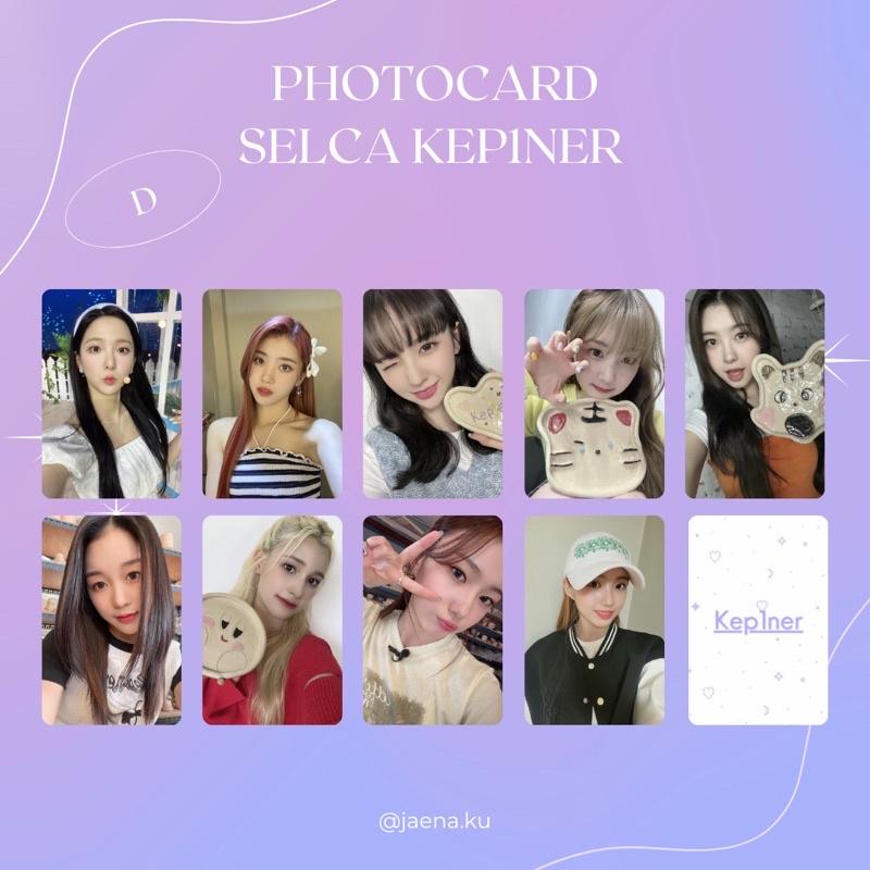 [KEP1ER] PHOTOCARD KEP1ER SELCA #1 ‼️ BACA DESKRIPSI ‼️