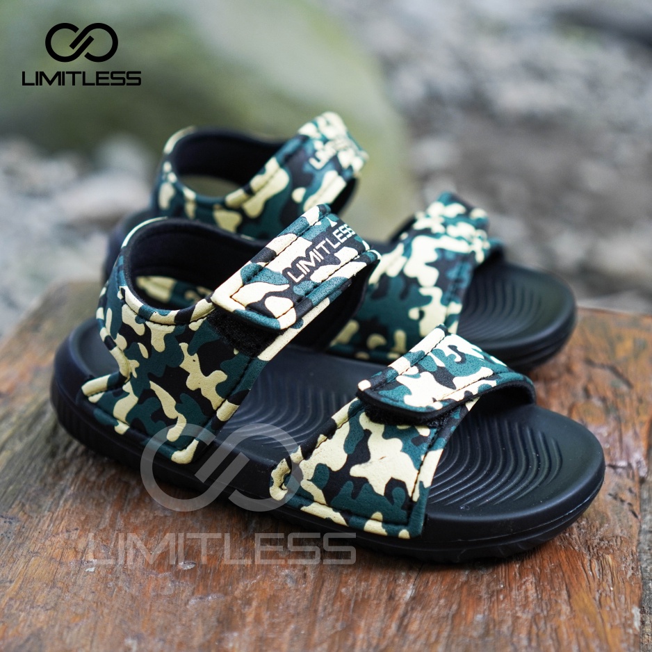 Sandal Anak Laki Laki Motif Army Captain America Sepatu Sandal Anak Comfortable Kekinian Sendal Gunung Anak Cowok