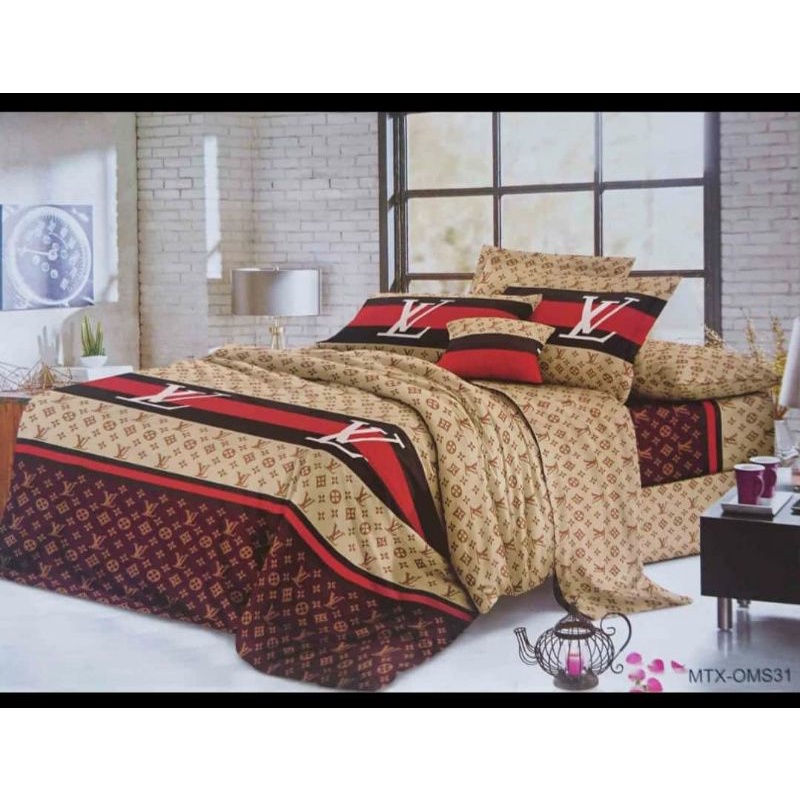 SPREI HOME MADE LV COKLAT UK 180X200