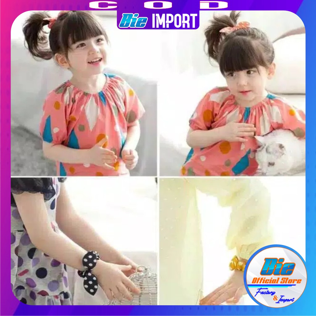 Ikat Rambut Chibi Motif Lucu Korean Style Import