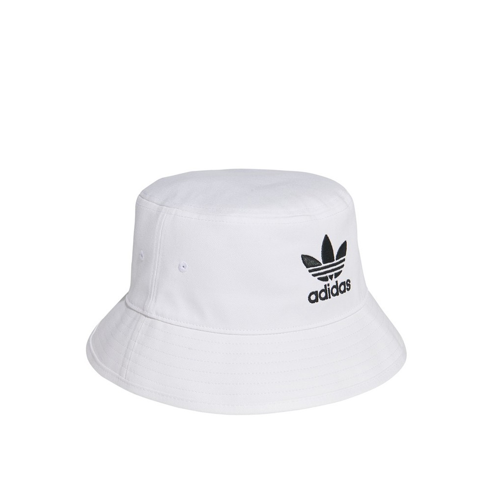 Adidas Adicolor Bucket Hat White Trefoil Cap FQ4641 Putih Topi Original 100%