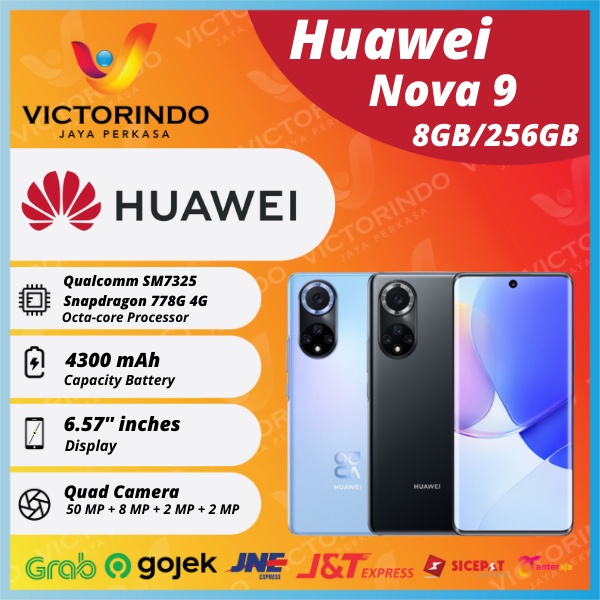 Huawei Nova 9 Smartphone [ Ram 8GB / Rom 256GB ] - Garansi Resmi