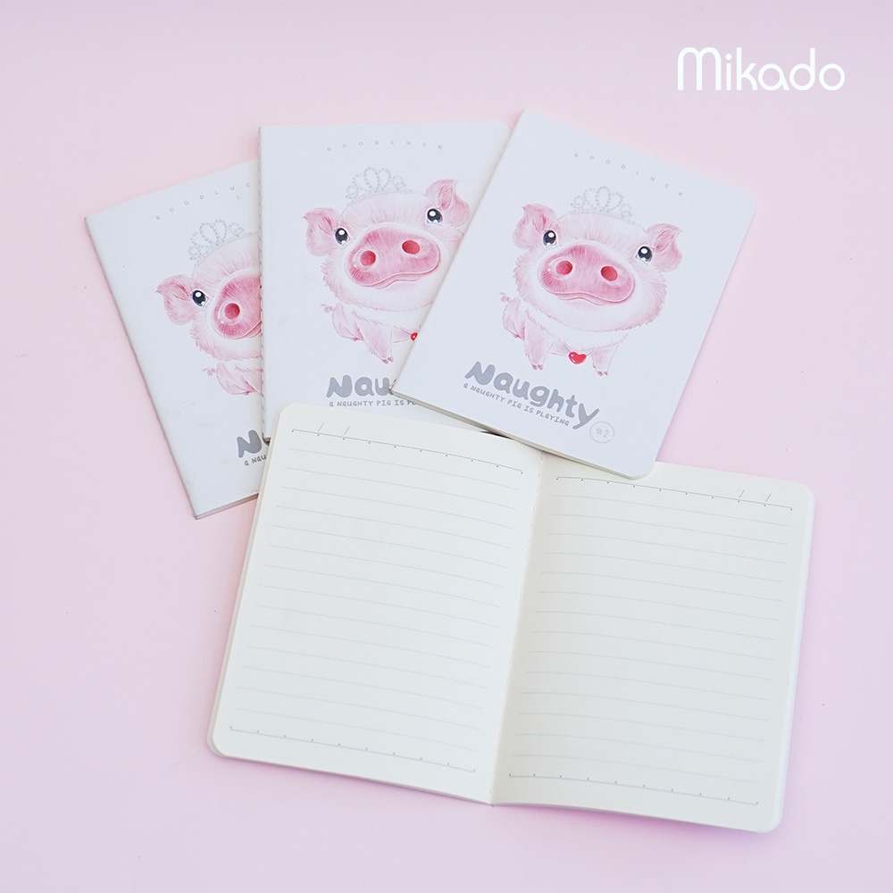 

Languo Notebook Naughty Pig / Buku Catatan / Diary Notebook