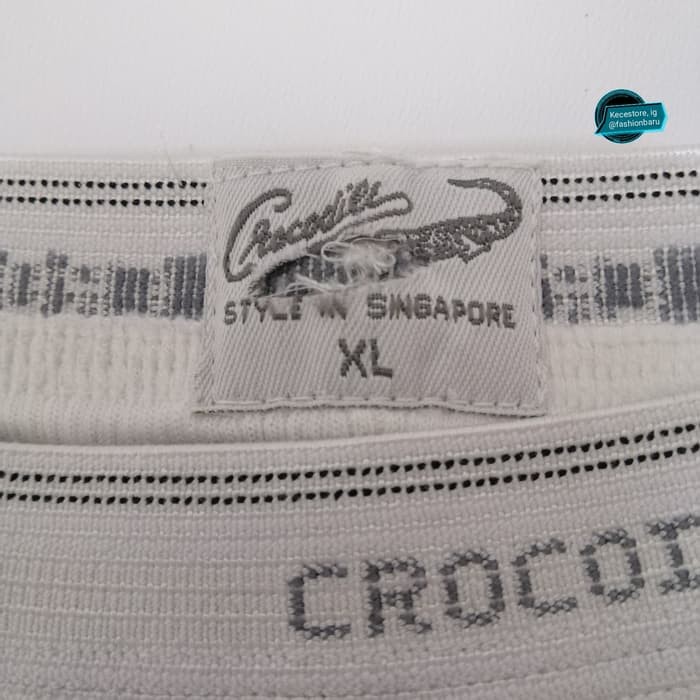Celana Dalam Pria Crocodile Original - Putih