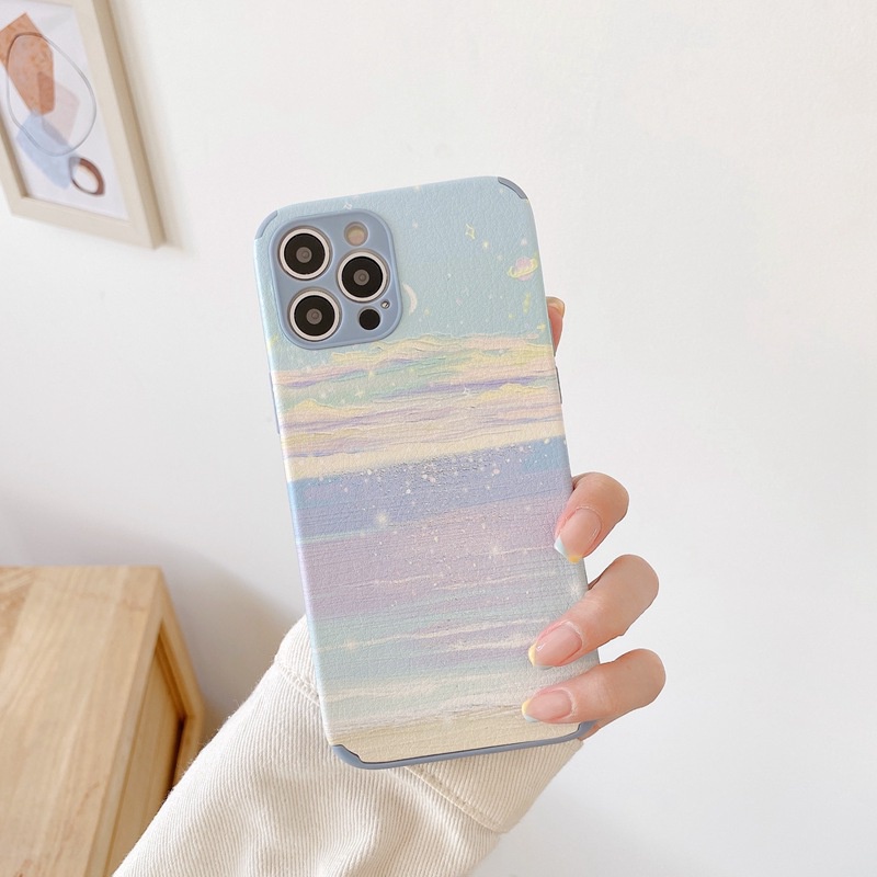 Galaxy Sky Soft Case OPPO A3S A31 F11 A5 A9 A53 A33 F9 A7 A5S A12 A52 A92 K3 K5 Reno 3 5 6 A83 Realme XT VIVO V5 Y83 Y81 V9 S1 Z1 V20 Pro Y93 Y91C Y50 Y20 Y12S Y11 Y12 Y15 Y17 Y30 V9 IPhone 6 7 8 + X XR XS 11 12 Mini Pro Max Xiaomi Redmi Note 8 10 Pro-#1
