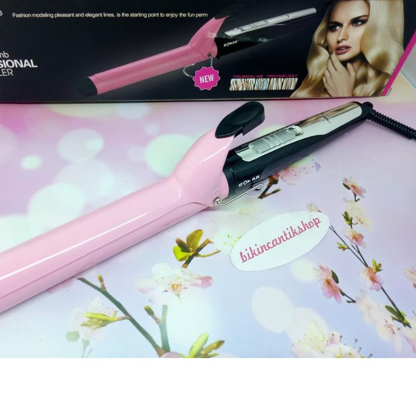 ♝ CATOKAN CURLY SONAR SN 291 PROFESSIONAL CULER SONAR CURLY TONG 31mm , Catokan curly jumbo ✮