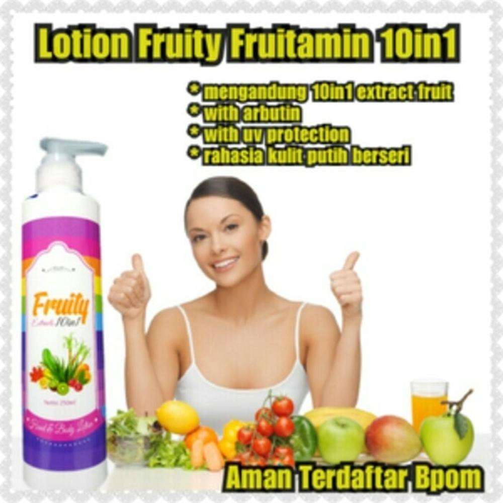 (INEED) Lotion fruity Fruitamin BPOM Original 100%