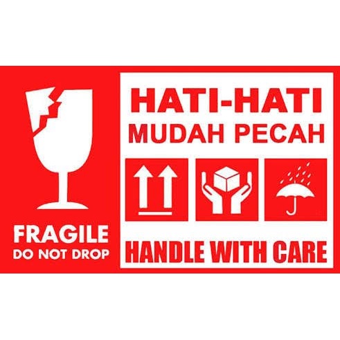 

Stiker Fragile Jangan Dibanting Sticker Fragile pengaman