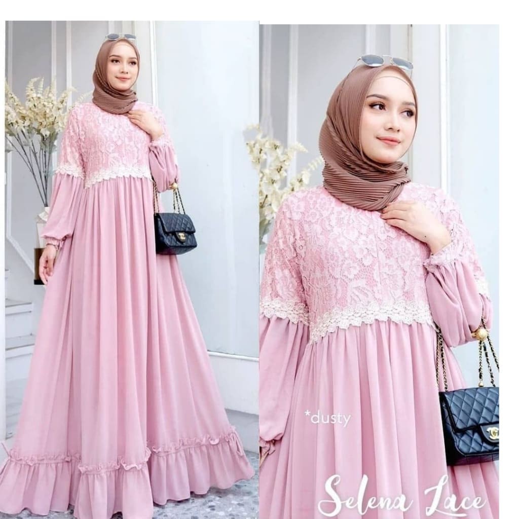 serena lace gamis kondangan / serena lace gamis / gamis pesta simple / gamis kondangan wanita modren / gamis pesta simple terbaru / gamis kondangan terbaru 2021 brukat / dress kondangan muslim / gamis kondangan wanita busui / brukat dress party dress / dr