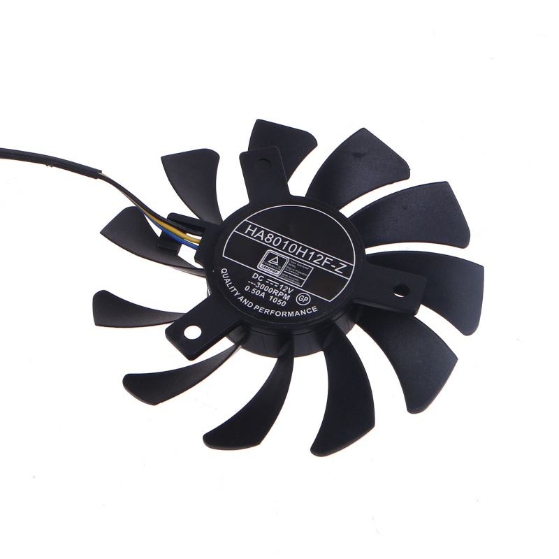 Bt Dual 75mm GPU Cooler Fans HA8010H12F-Z Untuk Untuk MSI GTX660 GTX670 GTX680 R6790 Radiator Kartu Grafis