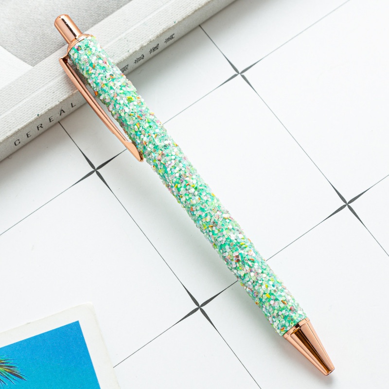 Metallic Colorful Glitter Pens For School / Office