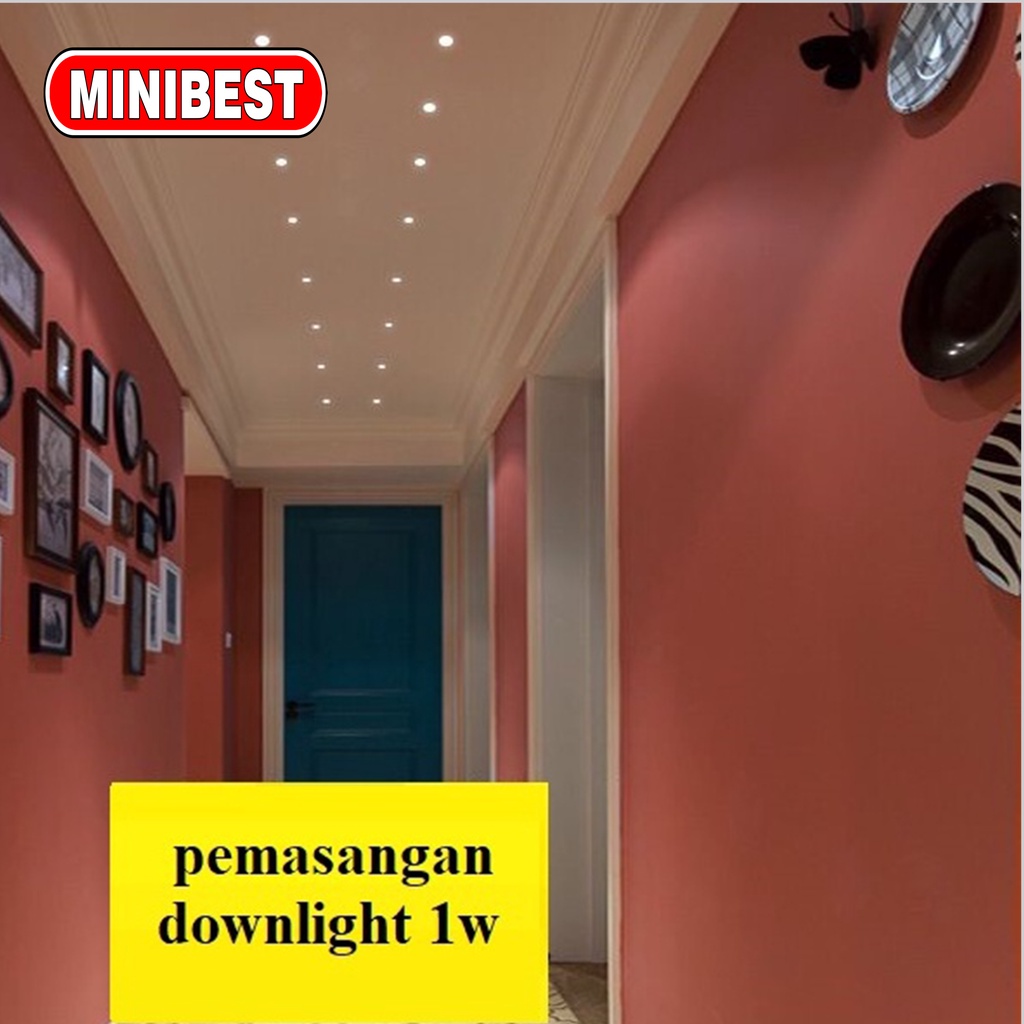 [MB] Lampu downlight mini led 1w / spot light plafon spotlight kecil / Downlight Dekorasi