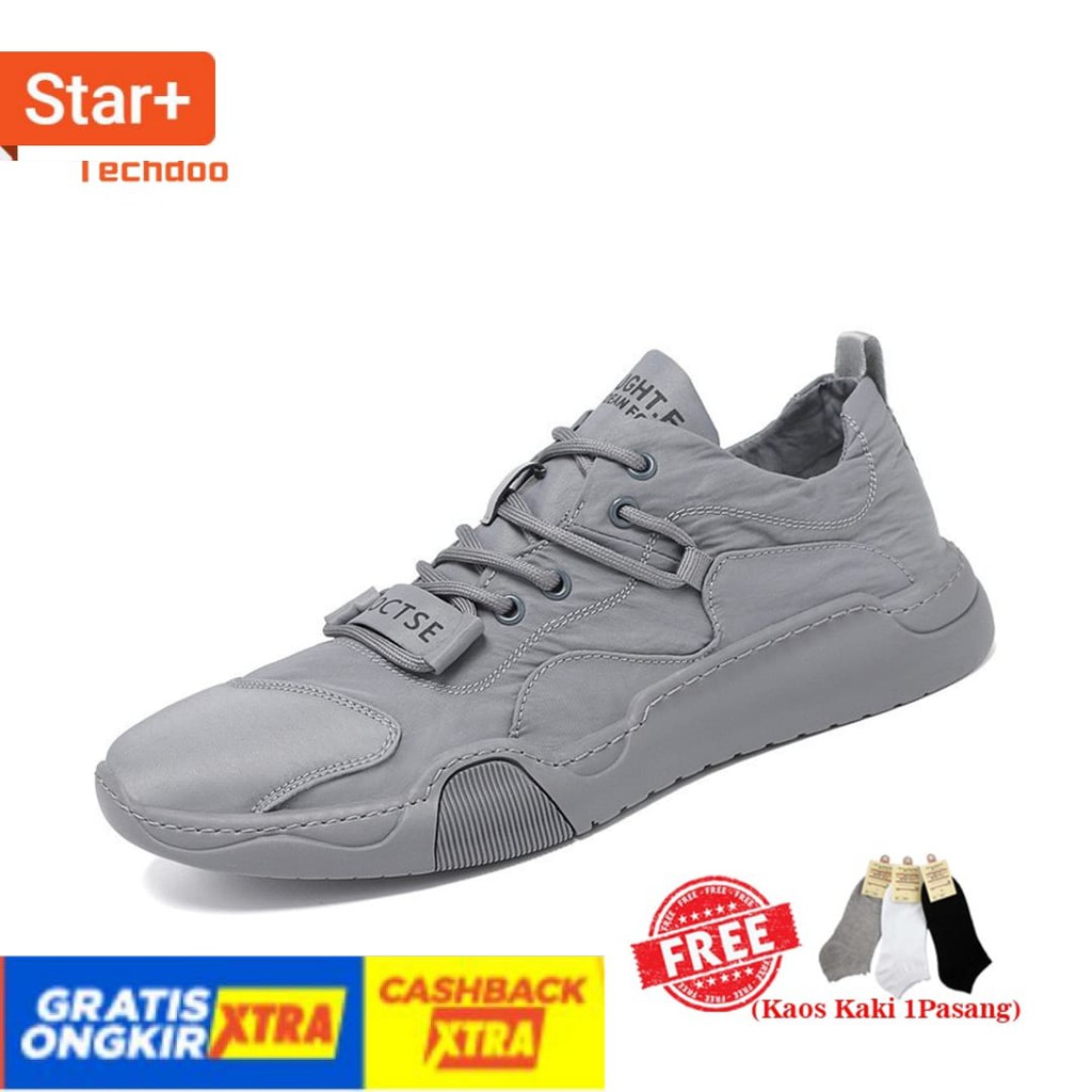NEW BEST SELLER SEPATU CASUAL KANTOR SANTAI MURAH KEREN / Techdoo Sepatu Olahraga Pria Casual