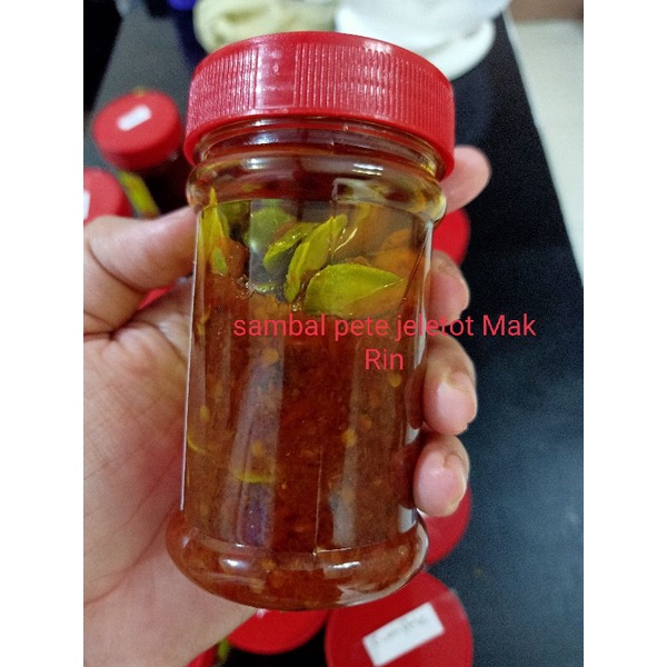 

sambal pete jeletot Mak Rin, sambal pedas nampol,