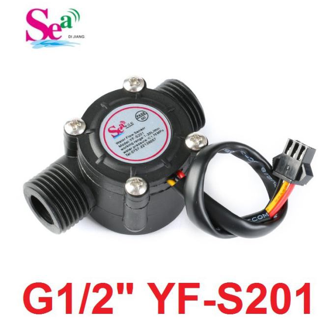 Jual Water Flow Sensor Aliran Air Sensor Flowmeter Flow Meter Yfs