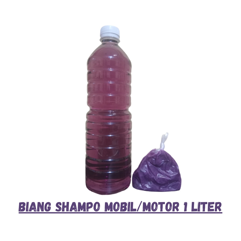 (Bayar di Tempat) Biang Shampo/Sabun Cuci Motor/Mobil 1 Liter Terlaris