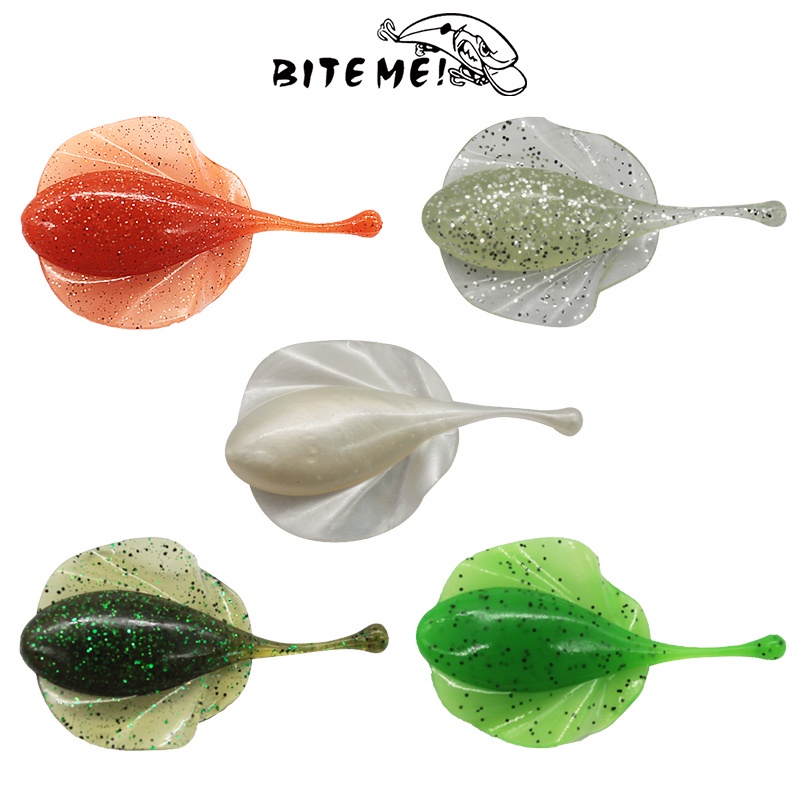 4 Pcs Umpan Pancing Bentuk Katak Bahan Plastik Ukuran 7cm / 5.5g 5 Warna