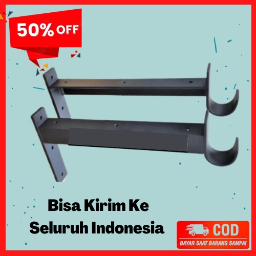 Siku Besi Penyangga - Siku DInding - Siku Besi - Siku Rak - Siku Bracket - Bracket Ambalan Rak DInid
