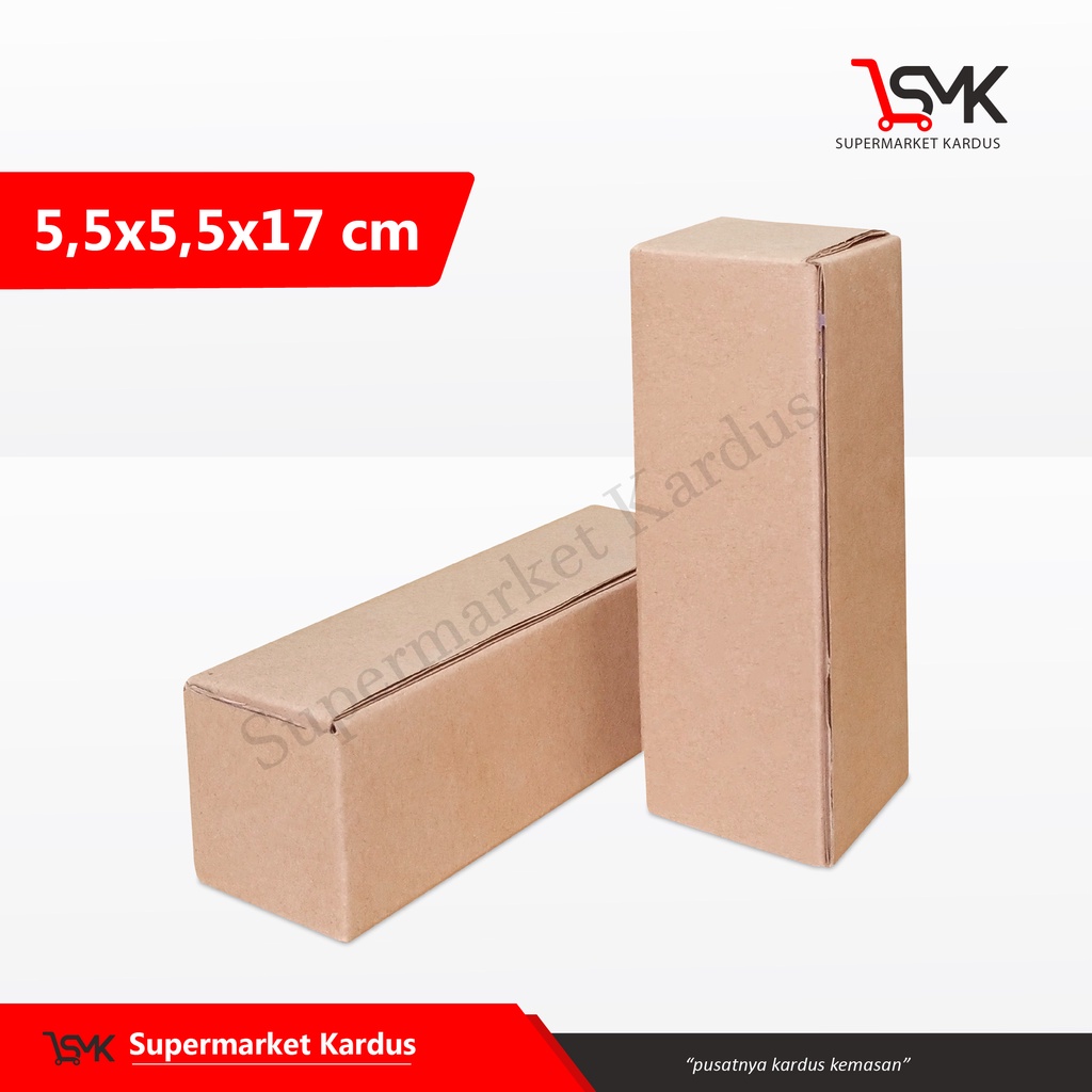 

Box 5,5X5,5X17 (vns) Kardus/boxpayung/boxtumbler/Kardusmini/Karduskecil/Boxkecil/Karton/Kartonmini/Kemasan/Hampers/Gift/sliplock/Tinggi17
