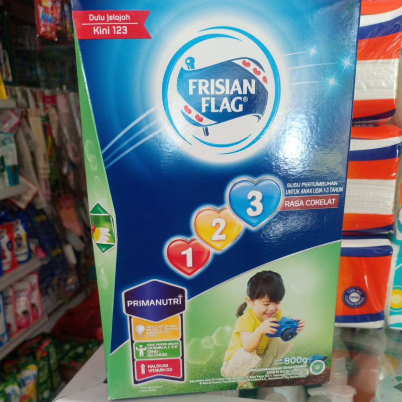 FRISIAN FLAG 123 800GR RASA COKLAT