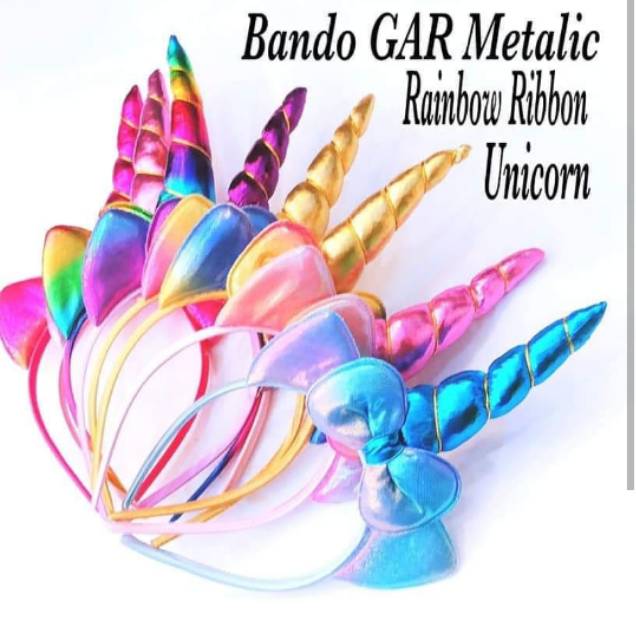 Bando Unicorn Lucu Kreatif Bandana Pesta Ulang Tahun Tokopelanginicer