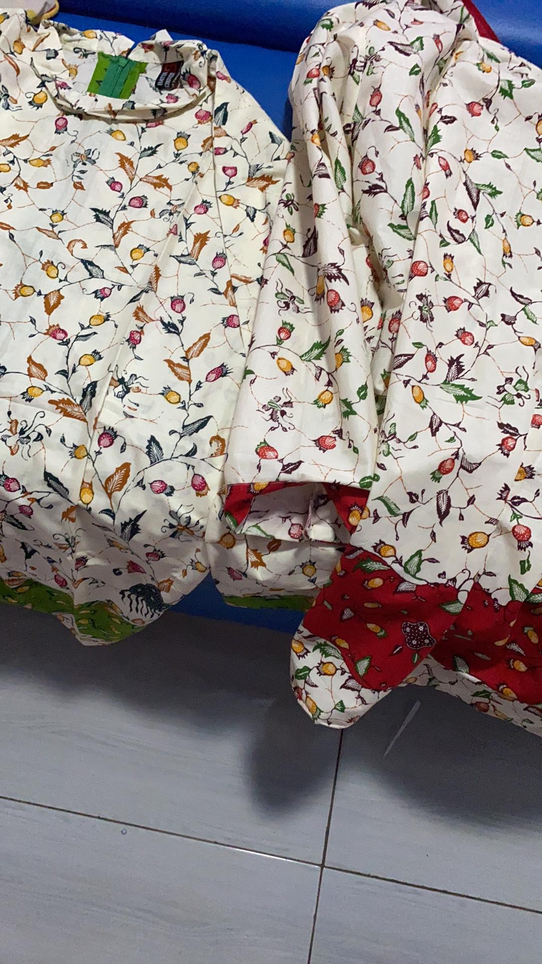 Atasan Batik Lengan Panjang Atasan Kerja Wanita