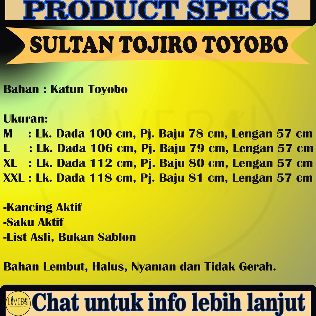 LVB Baju Koko SULTAN TOJIRO /Koko Lengan Panjang/Baju Muslimin Jumbo/Atasan Muslim Pria/23355 23357