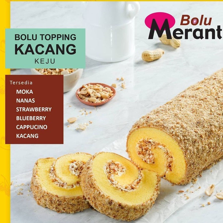 

BOLU MERANTI MEDAN TOPPING KACANG