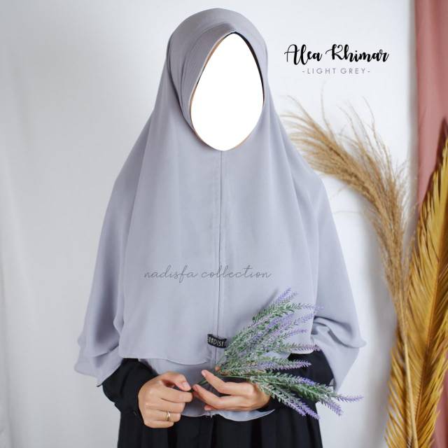 Alea Khimar bergo Polos  ceruti hijab