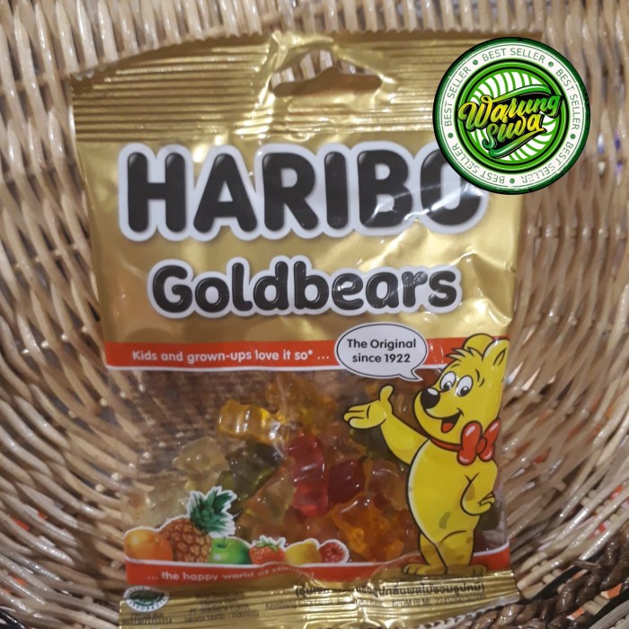 

Haribo goldbean jelly ukuran kecil 80 gram